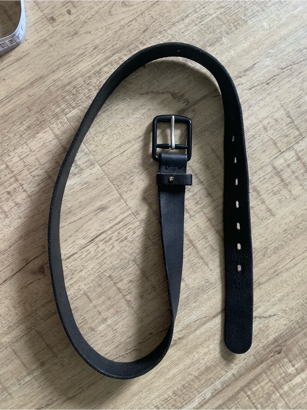 Volcom 45inch Black Genuine Leather Belt